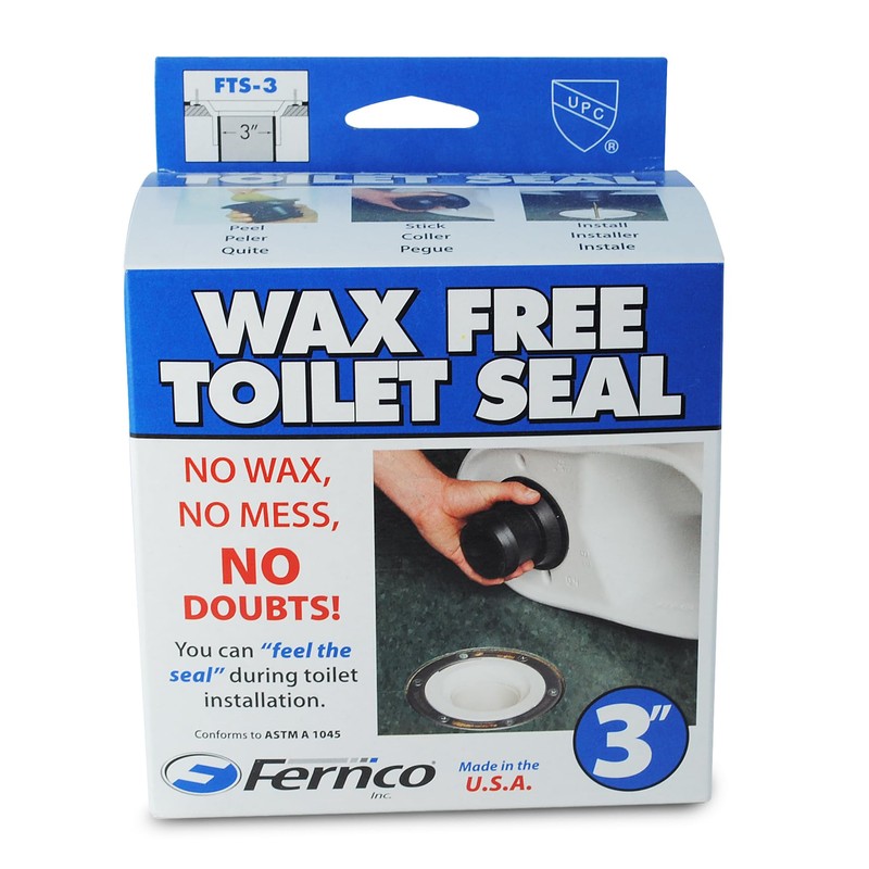 Fernco Wax Free Toilet Seal for 3" Drain Pipe