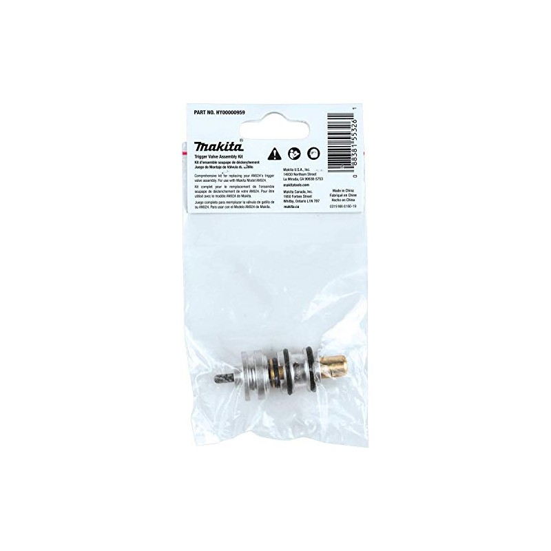Makita HY00000959 Trigger Valve Assembly Kit, AN924