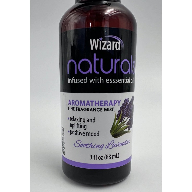 Wizard 12 Wizard Naturals Fine Fragrance Mist Essential Oils Soothing
