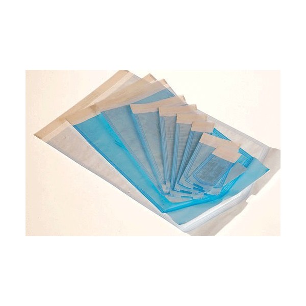 Duo-Check Sterilization Pouches, 7.5 x 13 Inch - Box of