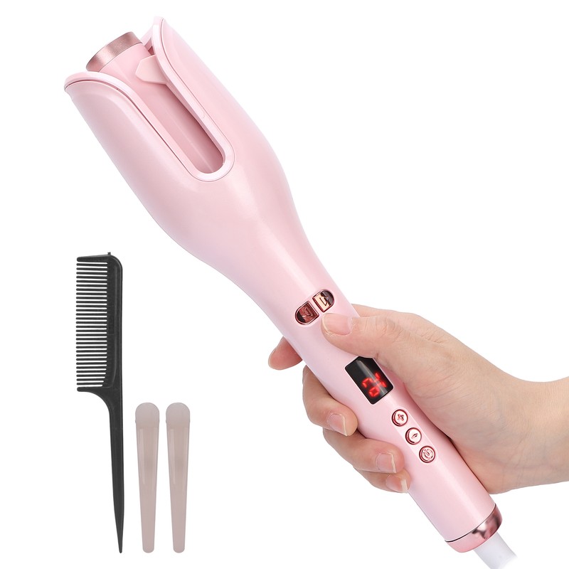 Automatic Rotating Barrel Hair Curler Rose Shape Portable Curling Iron