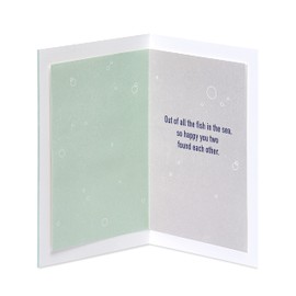 American Greetings Wedding, Bridal Shower or Engagement Card for Couple (Fish in the Sea)