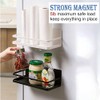 ELESEI Magnetic Spice Rack Refrigerator Side Magnetic Spice Rack Kitchen