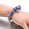 Capital Charms Blue Star Silver Plated Charm Bracelet Set, Jewelry
