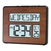 La Crosse Technology 513-1419BL-WA-INT Atomic Large Full Digital Calendar Clock