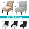 MIFXIN - Funda elástica de punto para silla sin brazos,