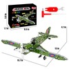 BESTYMXY Model Airplane, Erector Set 1:32 Scale Airplane Model Metal