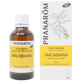 Pranarom Macadamia, 1.7 fl oz (50 ml) (PRANAROM Vegetable Oil)