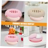Baluue 3piezas Soporte Para Esponja De Maquillaje De Silicona Estuche