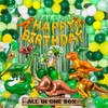 TONIBOL Dinosaur Birthday Party Supplies 288pcs Balloons Dino Party Favors