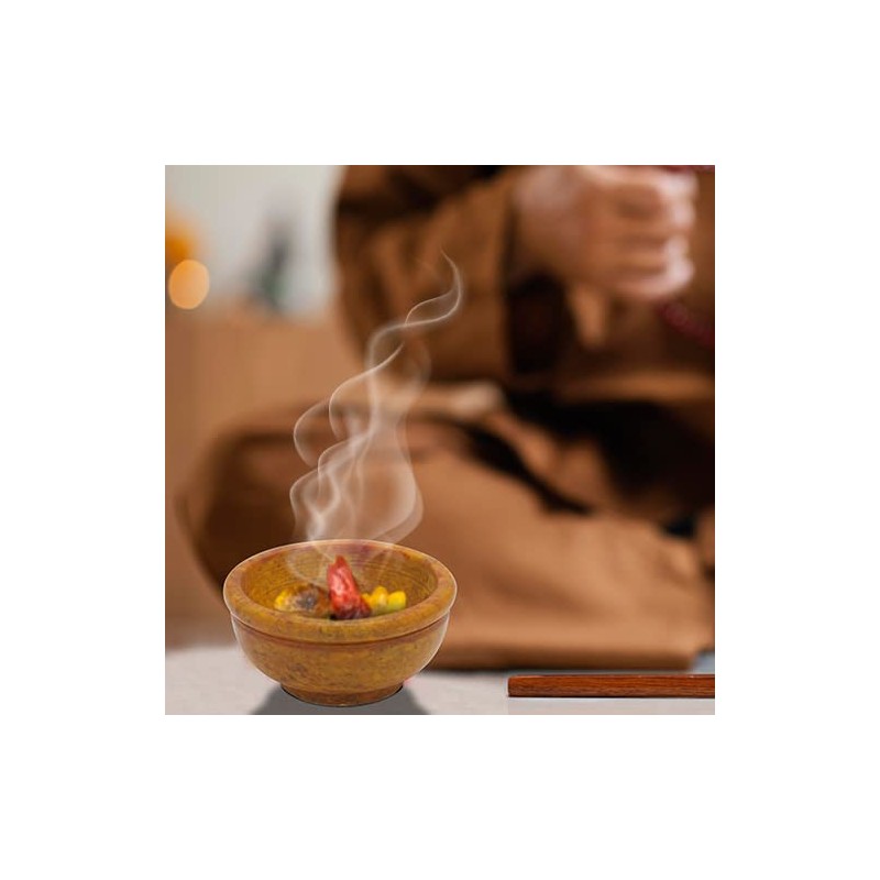 MaMeMi Amber Incense Bowl Diameter 6.5 cm