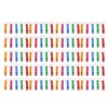 100pcs Bottle Opener Keychain Colorful Aluminum Alloy Can Opener Key