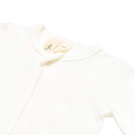 KYTE BABY Unisex Zipper Closure Footies, Rayon Made From Bamboo 12-18 Months Cloud