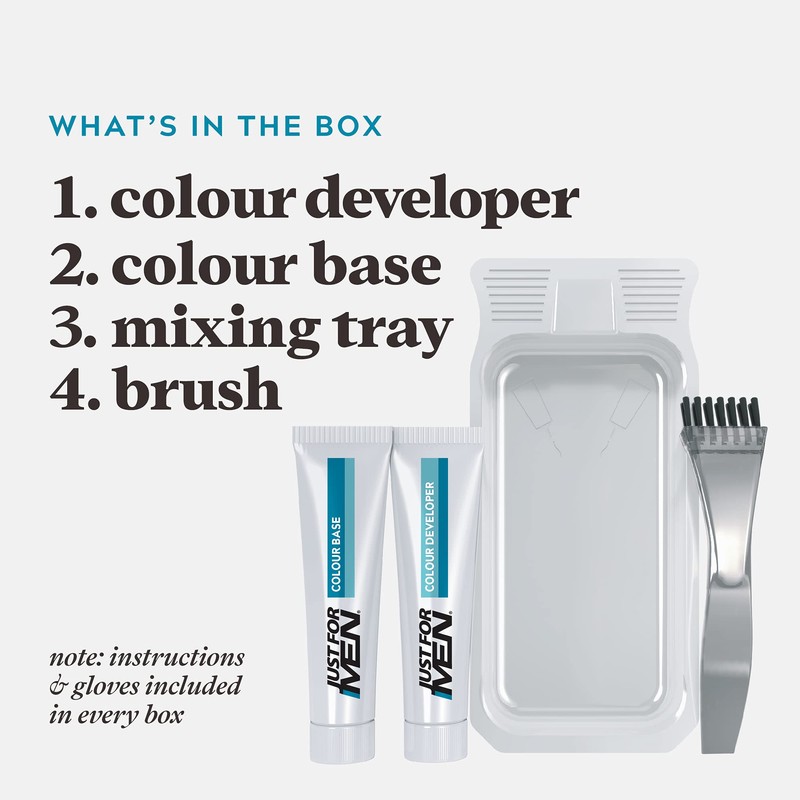 JUST FOR MEN Color Gel Mustache & Beard M-35 Medium