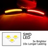 iJDMTOY 4pc Set Black-Out Dark Lens Front/Back Full LED Side