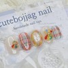  New Year's Lucky Bag Handmade Nail Tips - Square