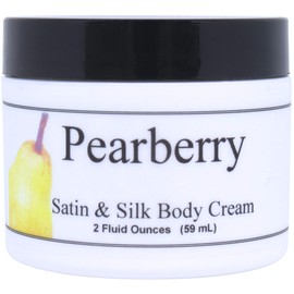 Pearberry Satin and Silk Cream, Body Cream, Body Lotion, 4 oz