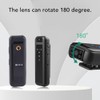 Mini Body Camera 1080P, 180 Degree Rotating Video Recorder With