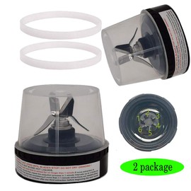 joystar 2 pcs replacement blade for 1500W Ninja Mega Kitchen System Blender/Food Processor with BL770A 30/ BL770 30/BL773CO 30/BL771 30/BL772 30 and 1200W NINJA ULTRA blenderBL780 30/BL780C0 30