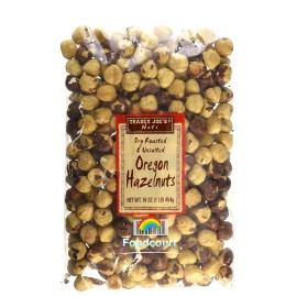 Trader Joe's 2 Packs Trader Joe's Dry Roasted & Unsalted Oregon Hazelnuts 16 oz Each Pack
