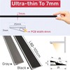 JARBIH 5Pack 1M/3.3ft Ultra-Thin Led Aluminum Profile, 45° Oblique Lighting