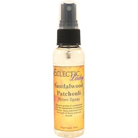 Sandalwood Patchouli Room Spray, 2 Ounces, Fragrant Aromatic Room Mist