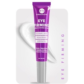 Pureza Natur Crema Reafirmante para Contorno de Ojos, combate ojeras, líneas de expresión y bolsas negras con Cafeína, esferas hidratantes y Ácido... 