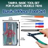 Basic Tool Set 74016 for Plastic Models＆ Cutting Mat A5