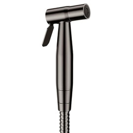 LUXE EIGHT Handheld Bidet Sprayer - Stainless Steel, Adjustable Pressure Control, Perfect for Feminine Wash & Baby Cloth Diapers - Brushed Nickel Finish