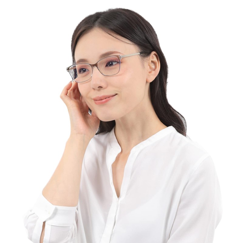 [PrePiar] 老眼鏡 1.0 超薄型 ブルーライトカット ３ヶ月保証 コンパクト 軽量 グレー メンズ