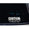 Caution: Does not Brake for Pittsburgh Fans - 7" x