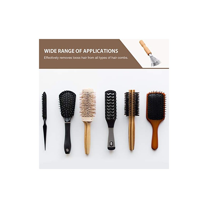 2 paquetes de cepillos para el pelo, herramienta de limpieza,
