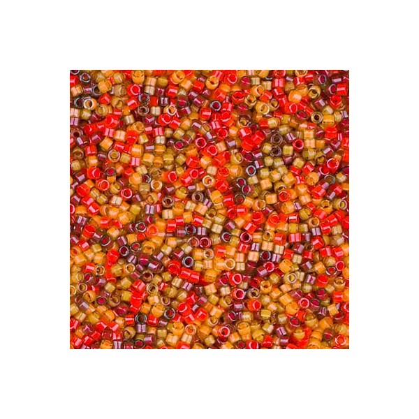 Miyuki Delica 11/0 Cylinder Seed Beads - Luminous Mix 3