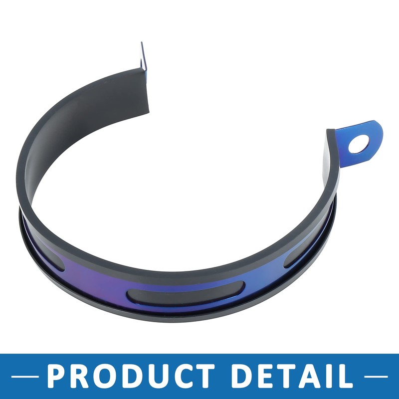 A ABSOPRO Motorcycle Exhaust Down Pipe Clamp 100mm Joint Clamp