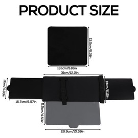 Penitue Sun Visor Extender for Car, Premium Adjustable Car Sun Visor Sunvisor Sunshade Shade Extender Extension Practical Automotive Interior Accessories for Safe Driving Accessories