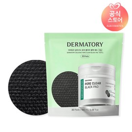 Club Clio [30 Pads] Dermatory Salicinic Pore Clear Black Pad Refill / [30매]더마토리 살리시닉 포어 클리어 블랙 패드 리필