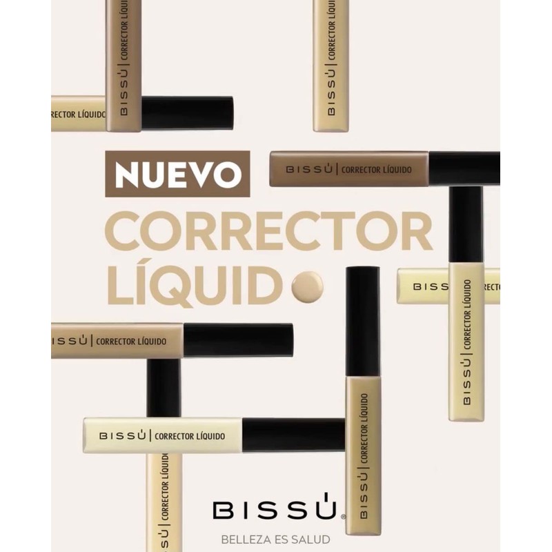Bissú Nuevo Corrector Liquido Con Acido Hialurónico (06 Jengibre)