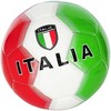 Evertop Football for Training or Play Size 5 Glossy Italy (Colour: Green, White, Red)