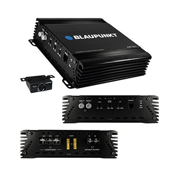 Blaupunkt AMP1500M High-End 1500 Watts Monoblock Car Audio Amplifier/Amp +Remote