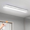 Qcyuui Dimmable LED Ceiling Light 39.4'' Kitchen Lighting Fixtures Ceiling
