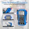 Digital Multimeter Tester 4000 Counts, AC DC Volt Ohm Amp