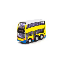 Tiny City Q Bus Hong Kong Double Decker Bath Enviro 500 MMC Face Lift 12.8 Meters Yellow