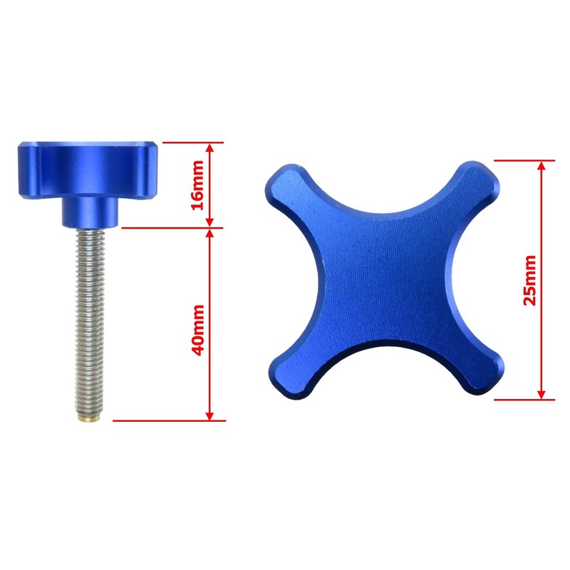 FregocS NOBALM6_40 M6 1.6 inches (40 mm) Cross Knob Knob