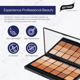 Graftobian Glamour Crème Ultra Hd Foundation Super Palettes