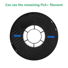 Kingroon PLA Plus（PLA+） 3D Printer Filament, Dimensional Accuracy +/- 0.03 mm, 1 kg Spool(2.2lbs), 1.75 mm，Blue
