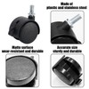 4 Universal Wheels with Brakes, 4 Ball Castors, 4 Trapezoidal