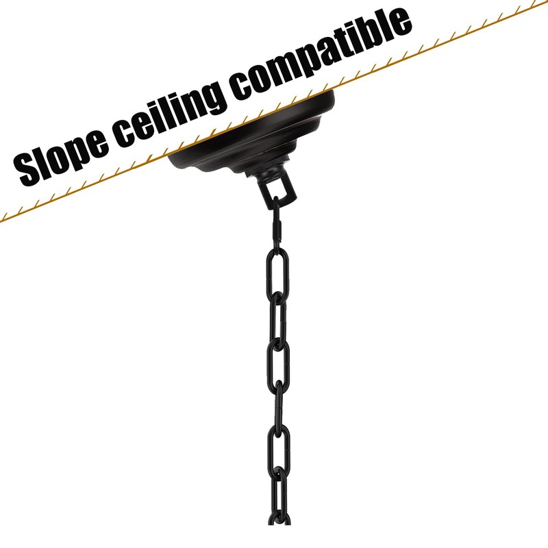 MAYOMAJO 6 Inch Light Canopy Kit with 6 Feet Hanging