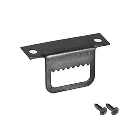sourcing map Picture Hangers, 1 1/4 Inch L Shape Double Hole with Screws for Frame Hanging, 20 Pcs