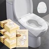MisenFar 90pcs Disposable Toilet Seat Covers, Flushable, Minimalist, For Travel,
