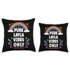 LAYLA Vibes Only Cute Retro Girls LAYLA Name Throw Pillow